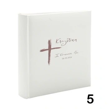 Album komunijny wsuwany na 200 zdjęć 10x15 personalizowany 5 wzorów